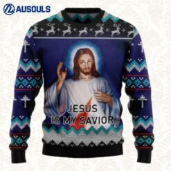 Jesus Is My Savior Ugly Sweaters For Men Women Unisex