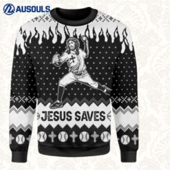 Jesus Saves Baseball Ugly Sweaters For Men Women Unisex