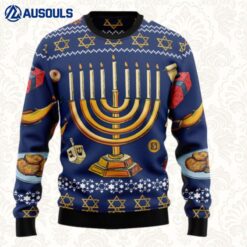 Jewish Hanukkah Ugly Sweaters For Men Women Unisex