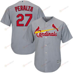 Jhonny Peralta St. Louis Cardinals Official Cool Base Player Jersey - Gray