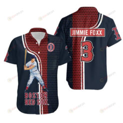 Jimmie Foxx Boston Red Sox Curved Hawaiian Shirt