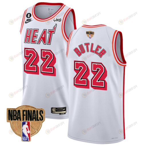 Jimmy Butler 22 Miami Heat Final Champions 2023 Swingman Jersey - Classic Edition - White