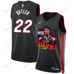 Jimmy Butler 22 Miami Heat Star Performer 2023 Champions Swingman Jersey - Black
