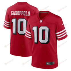 Jimmy Garoppolo 10 San Francisco 49ers Alternate Game Player Jersey - Scarlet