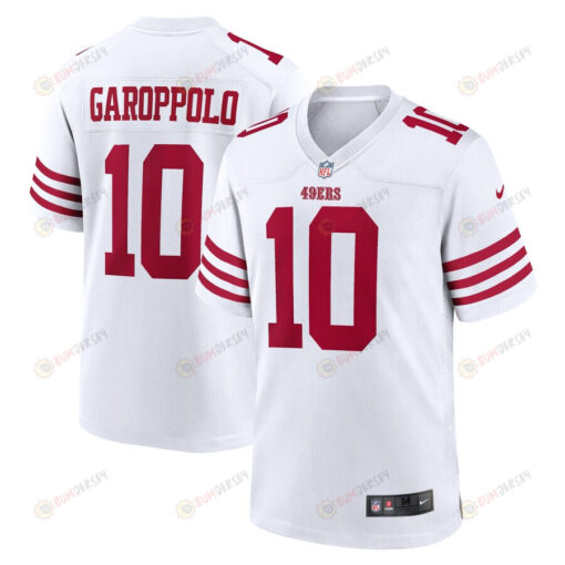 Jimmy Garoppolo 10 San Francisco 49ers Player Game Jersey - White