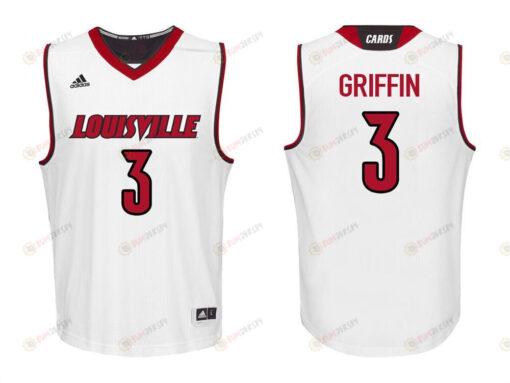 Jo Griffin 3 Louisville Cardinals College Basketball Men Jersey - White