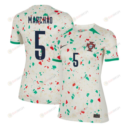 Joana March?o 5 Portugal Women's National Team 2023-24 World Cup Away Women Jersey