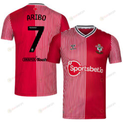Joe Aribo 7 Southampton FC 2023/24 Home Men Jersey - Red