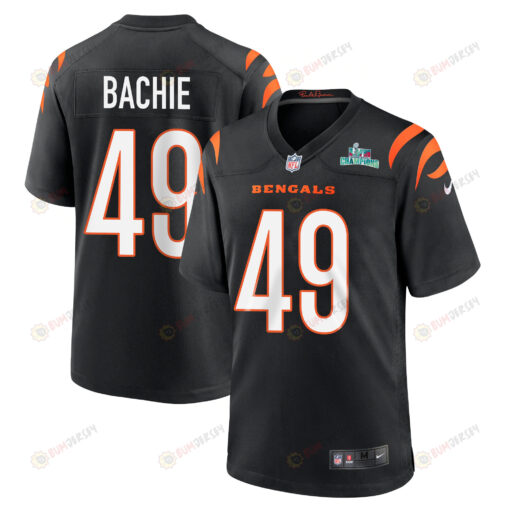 Joe Bachie 49 Cincinnati Bengals Super Bowl LVII Champions Men's Jersey - Black