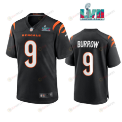 Joe Burrow 9 Cincinnati Bengals Super Bowl LVII Men's Jersey