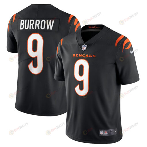 Joe Burrow 9 Cincinnati Bengals Vapor Limited Jersey - Black