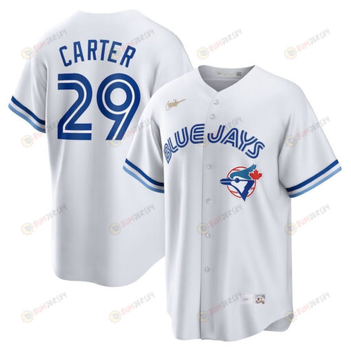 Joe Carter 29 Toronto Blue Jays Home Cooperstown Collection Player Jersey - White