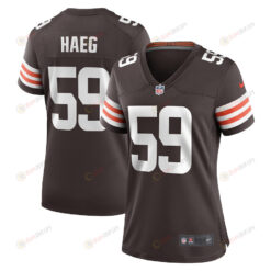 Joe Haeg Cleveland Browns Women's Game Player Jersey - Brown