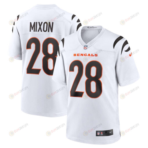 Joe Mixon 28 Cincinnati Bengals Away Game Player Jersey - White