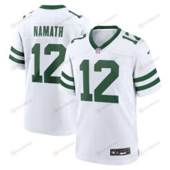 Joe Namath 12 New York Jets Player Game Men Jersey - White