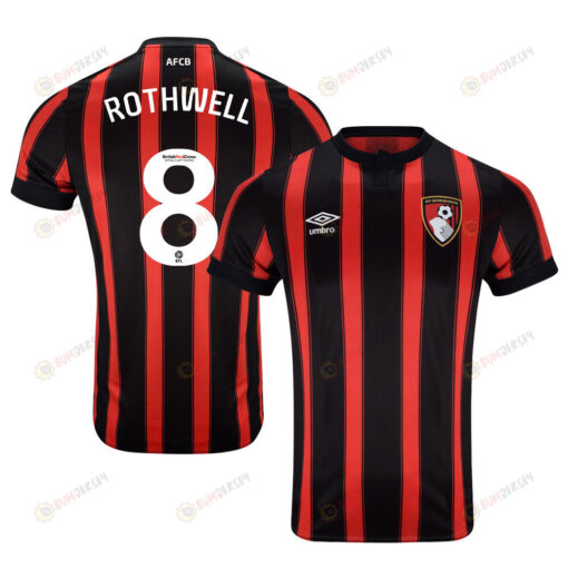 Joe Rothwell 8 AFC Bournemouth 2023-24 EFL Home Men Jersey - Red