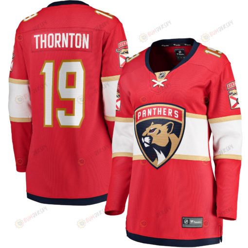 Joe Thornton Florida Panthers Women's Home Breakaway Player Jersey - Red Jersey