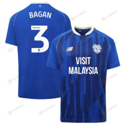 Joel Bagan 3 Cardiff City FC 2023-24 Home Men Jersey - Blue