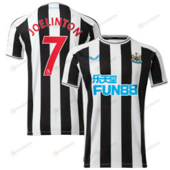 Joelinton 7 Newcastle United Men 2022/23 Home Jersey - Black White