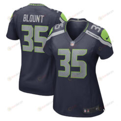 Joey Blount Seattle Seahawks Women's Game Player Jersey - College Navy