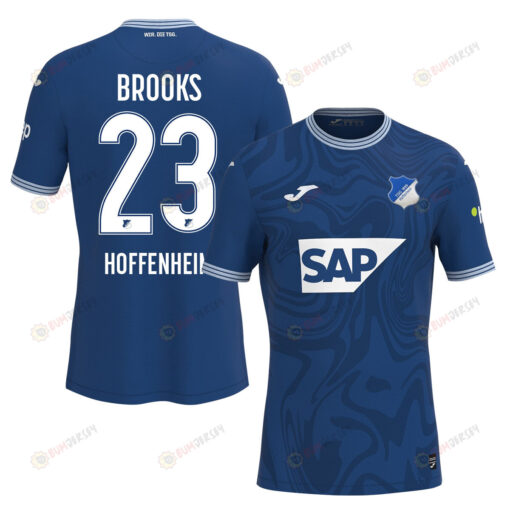 John Anthony Brooks 23 TSG 1899 Hoffenheim 2023-24 Home Men Jersey - Blue