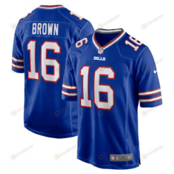 John Brown 16 Buffalo Bills Home Game Player Jersey - Royal