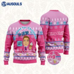 John Cena All I Want For Christmas Is Bing Chilling Ugly Sweaters For Men Women Unisex