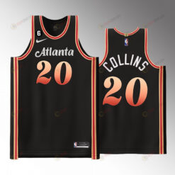 John Collins 20 Hawks City Edition 2022-23 Jersey Black