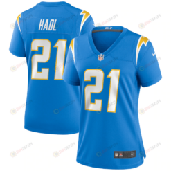 John Hadl 21 Los Angeles Chargers Women's Game Retired Player Jersey - Powder Blue