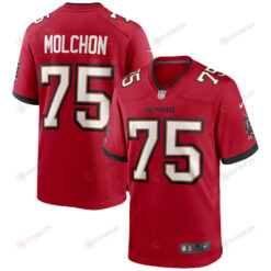 John Molchon 75 Tampa Bay Buccaneers Game Jersey - Red
