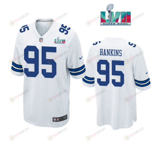 Johnathan Hankins 95 Dallas Cowboys Super Bowl LVII Super Bowl LVII White Men's Jersey