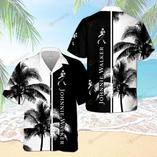 Johnnie Walker Palm 3D Printed Hawaiian Shirt