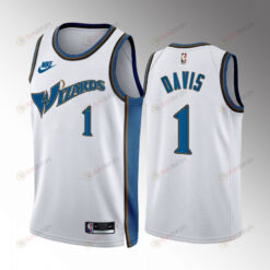 Johnny Davis 1 2022-23 Washington Wizards White Classic Edition Jersey 2022 Draft