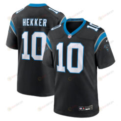 Johnny Hekker 10 Carolina Panthers Team Game Men Jersey - Black