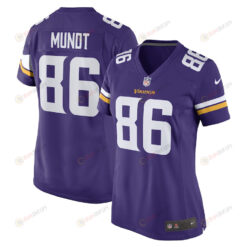 Johnny Mundt Minnesota Vikings Women's Game Player Jersey - Purple