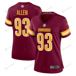 Jonathan Allen Washington Commanders Women's Player Game Jersey - Burgundy