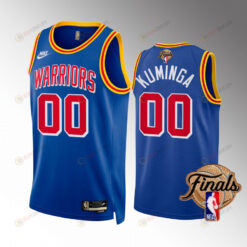 Jonathan Kuminga Golden State Warriors 2022 Finals Jersey Royal 00 Classic Dub