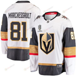 Jonathan Marchessault 81 Vegas Golden Knights 2023 Stanley Cup Champions Patch Away Breakaway Player Jersey - White