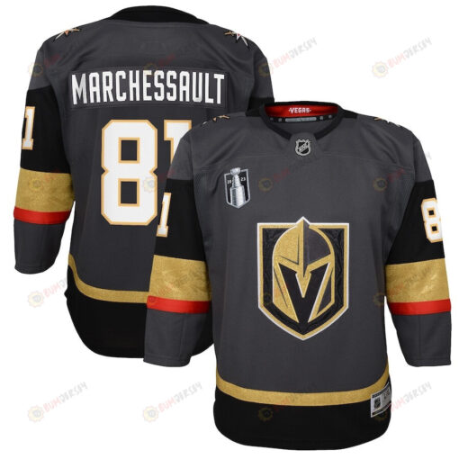 Jonathan Marchessault 81 Vegas Golden Knights Youth 2023 Stanley Cup Final Alternate Jersey - Black