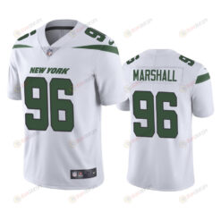 Jonathan Marshall 96 New York Jets White Vapor Limited Jersey