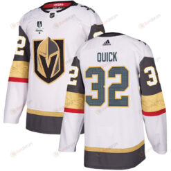 Jonathan Quick 32 Vegas Golden Knights Stanley Cup 2023 Final Patch Away Breakaway Men Jersey - White