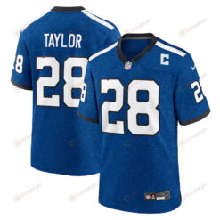 Jonathan Taylor 28 Indianapolis Colts Indiana Nights Alternate Game Men Jersey - Royal