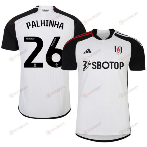 Jo?o Palhinha 26 Fulham FC 2023-24 EFL Home Men Jersey - White