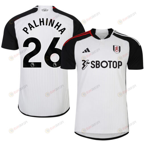 Jo?o Palhinha 26 Fulham FC 2023-24 Premier League Home Men Jersey - White