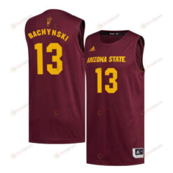 Jordan Bachynski 13 Arizona State Sun Devils Basketball Men Jersey - Maroon