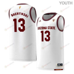Jordan Bachynski 13 Arizona State Sun Devils Retro Basketball Youth Jersey - White