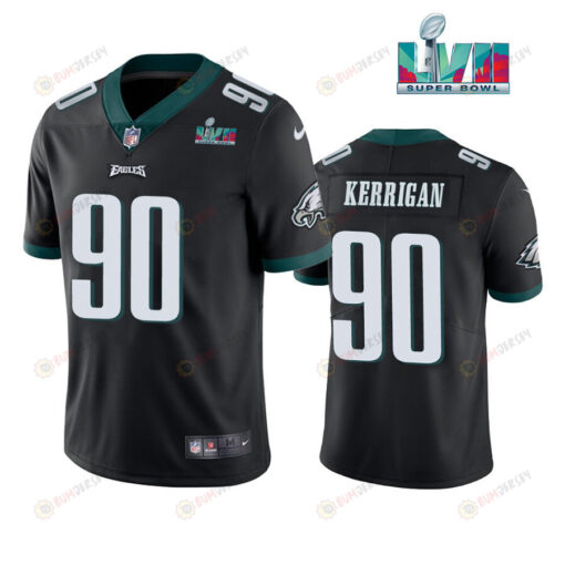 Jordan Davis 90 Philadelphia Eagles Super Bowl LVII Vapor Limited Men Jersey - Black