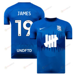 Jordan James 19 Birmingham City 2023/24 Home Men Jersey - Blue