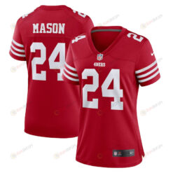Jordan Mason San Francisco 49ers Women's Game Player Jersey - Scarlet