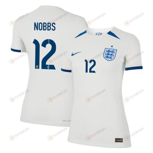 Jordan Nobbs 12 England 1 Star Women's National Team 2023-24 World Cup Home WOMEN Jersey